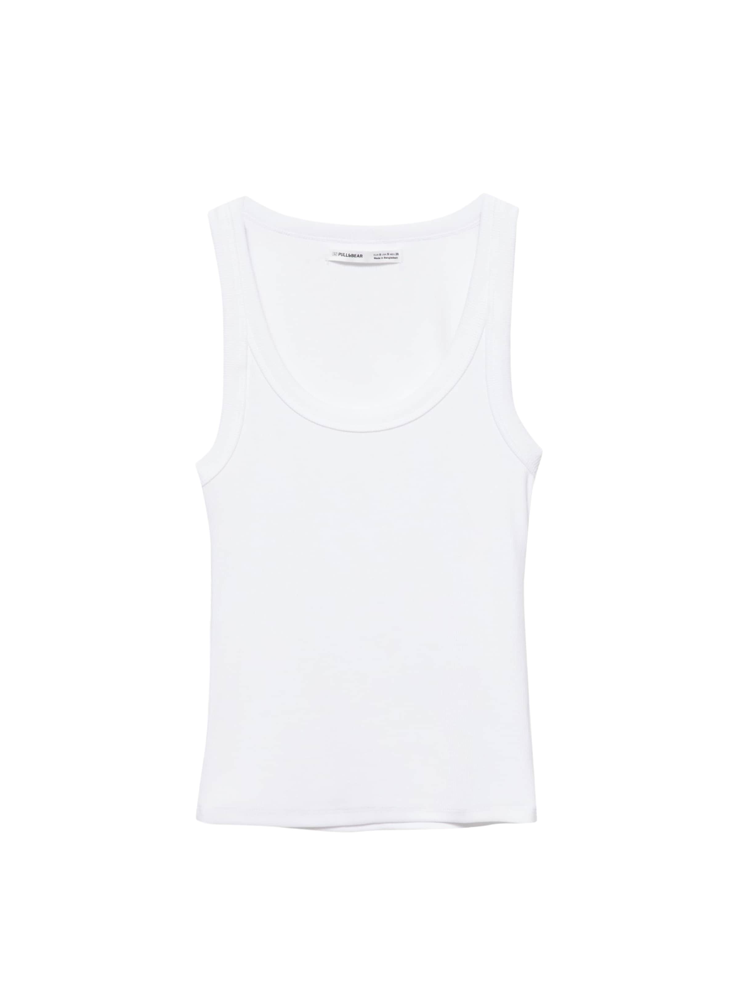 Pull&Bear Top in XS in White, Item view