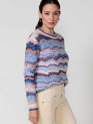 Pull-over KOROSHI en mélange de couleurs