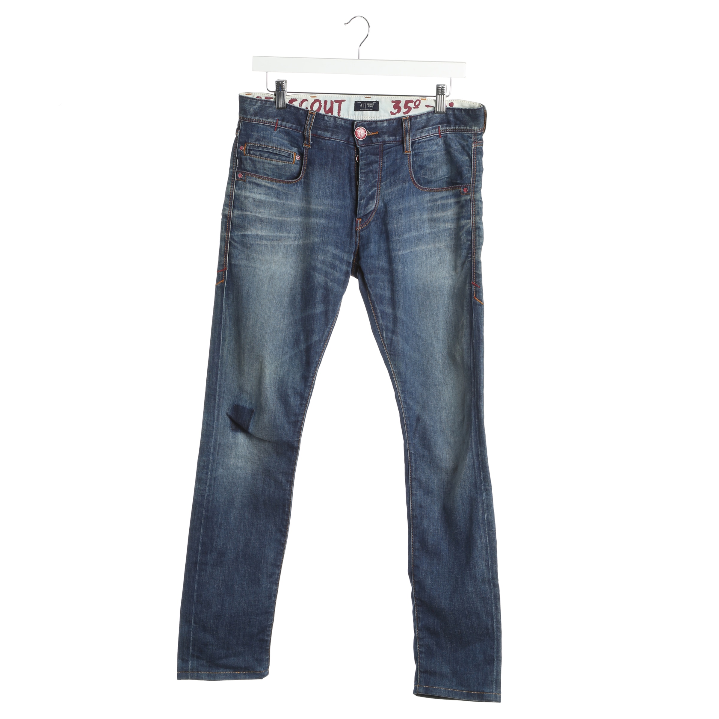 ARMANI Jeans in 30 in Blue: front