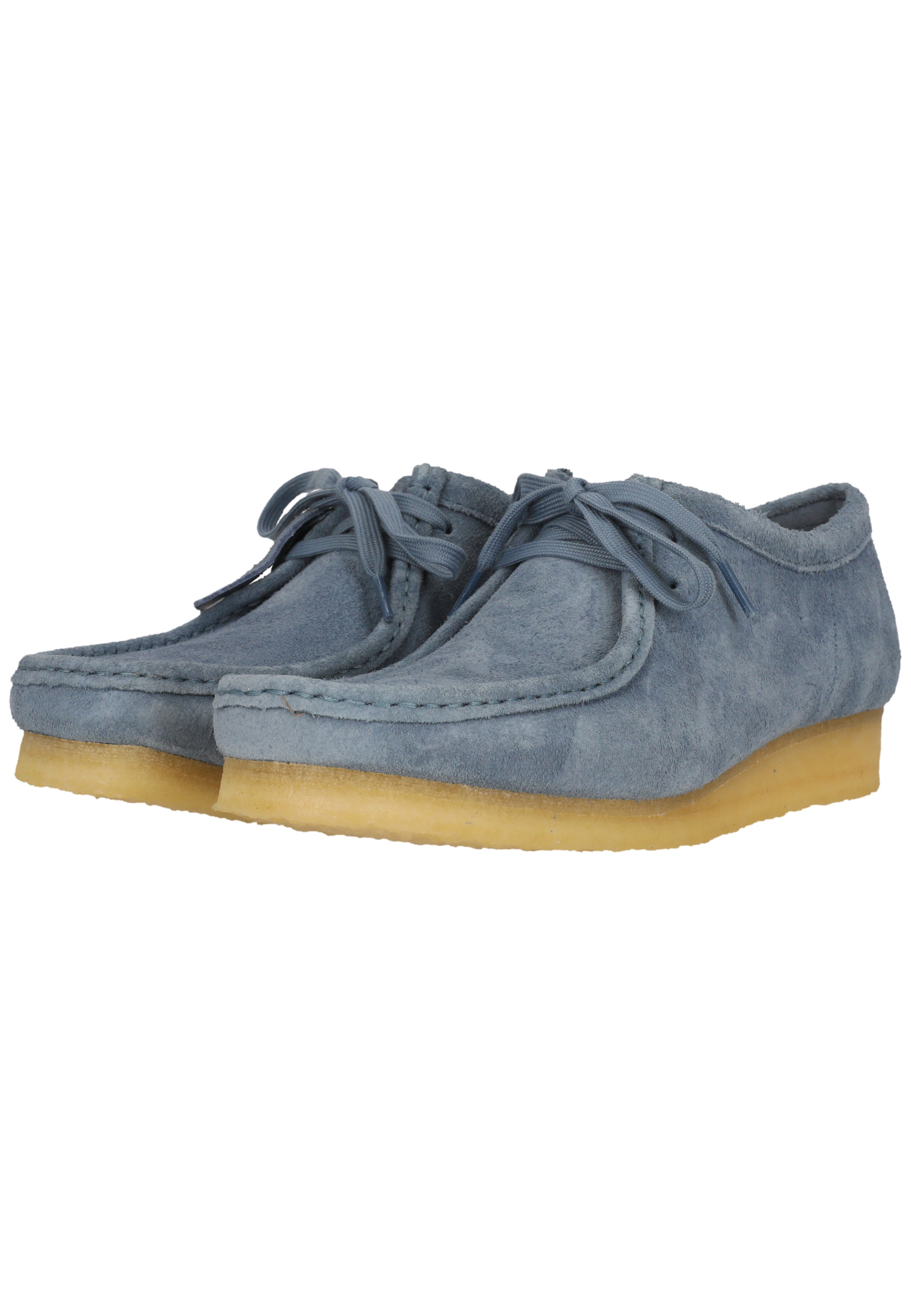 CLARKS Lace-up shoe 'Wallabee' in Blue