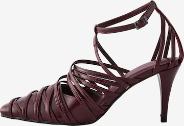 Next Sandali | rdeča barva: sprednja stran