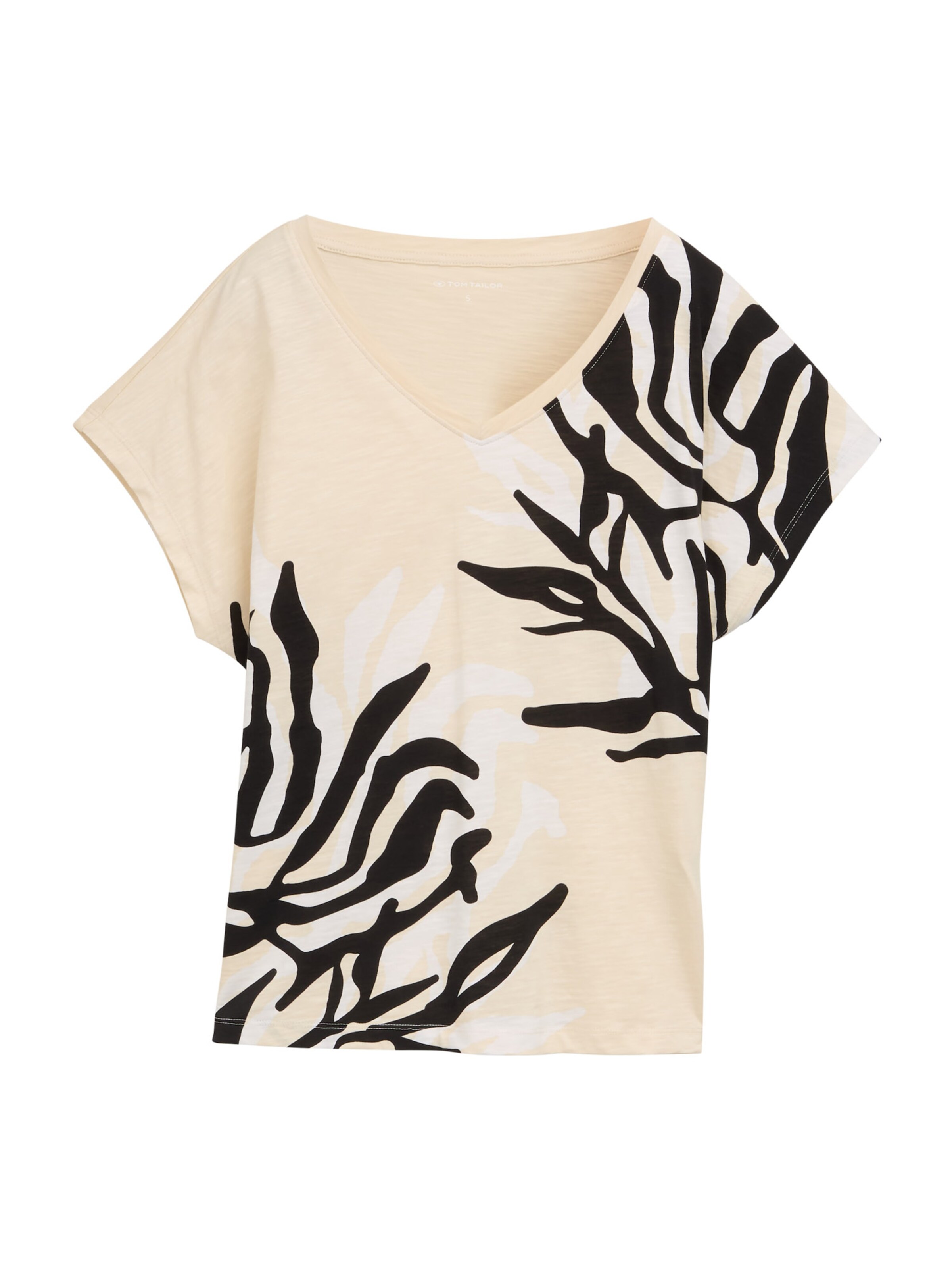 TOM TAILOR Tričko - Béžová: predná strana