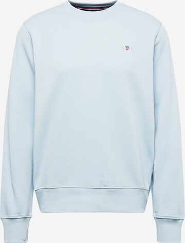 Sweat-shirt GANT en bleu : devant