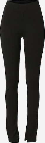 Gina Tricot Slimfit Kalhoty 'Pia' – černá: přední strana
