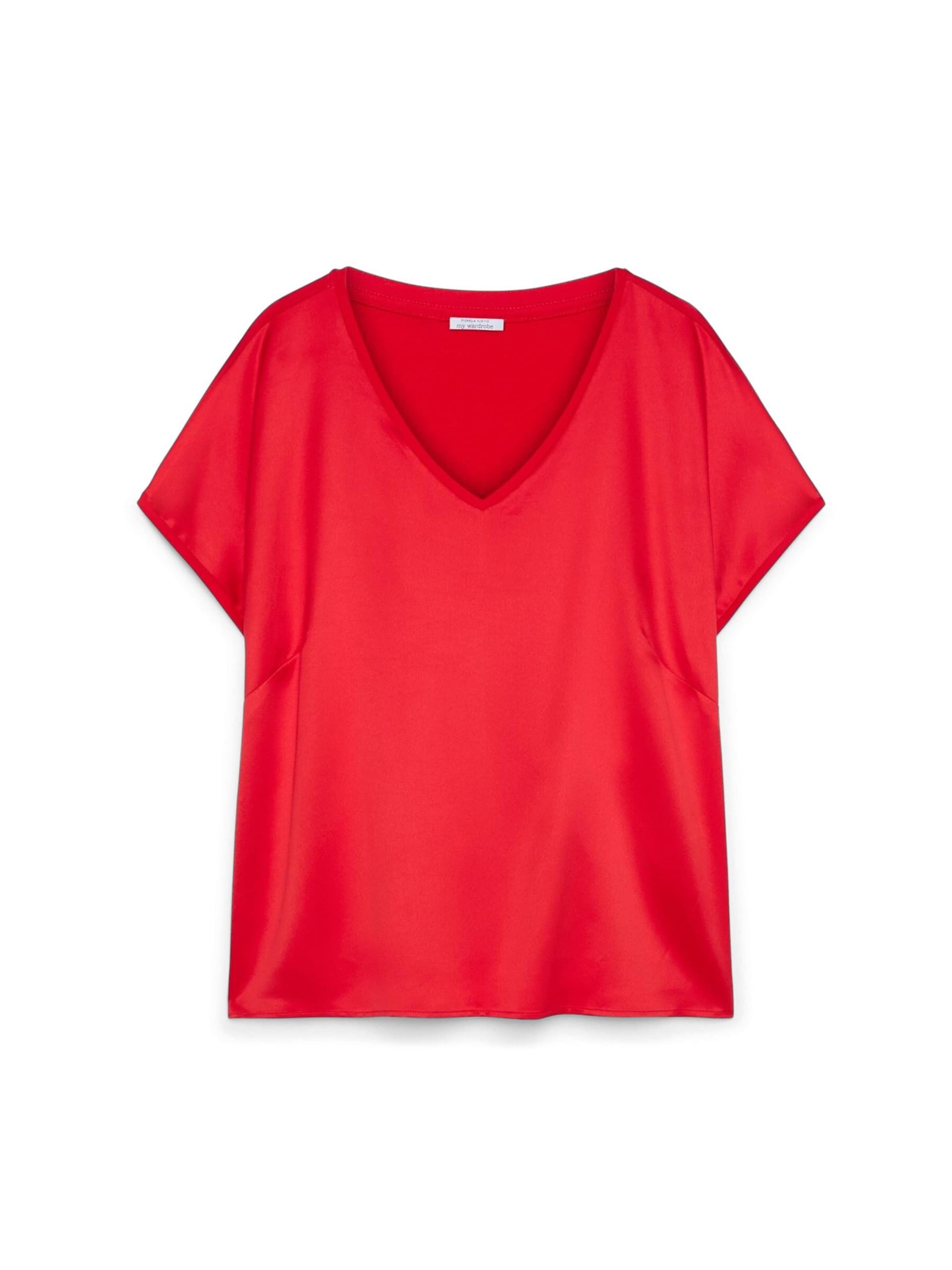 Fiorella Rubino - Camiseta en rojo: frente