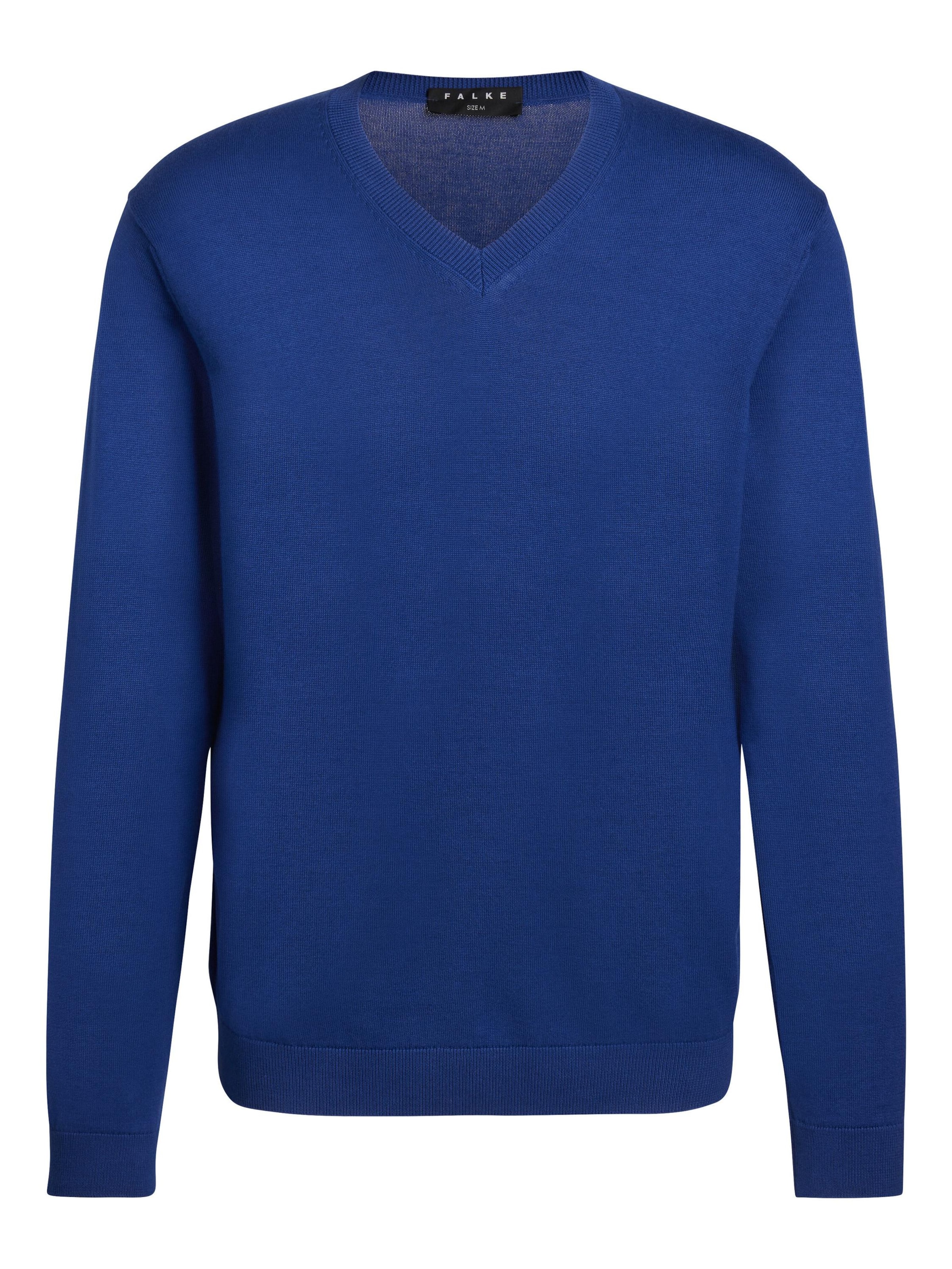 FALKE Pullover 'Pure Cotton'‌‌‌‌‌‌‌‌‌‌ in Blau