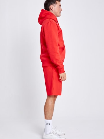 SPORTKIND Sportjas 'Unisex Zip Hoodie' in Rood