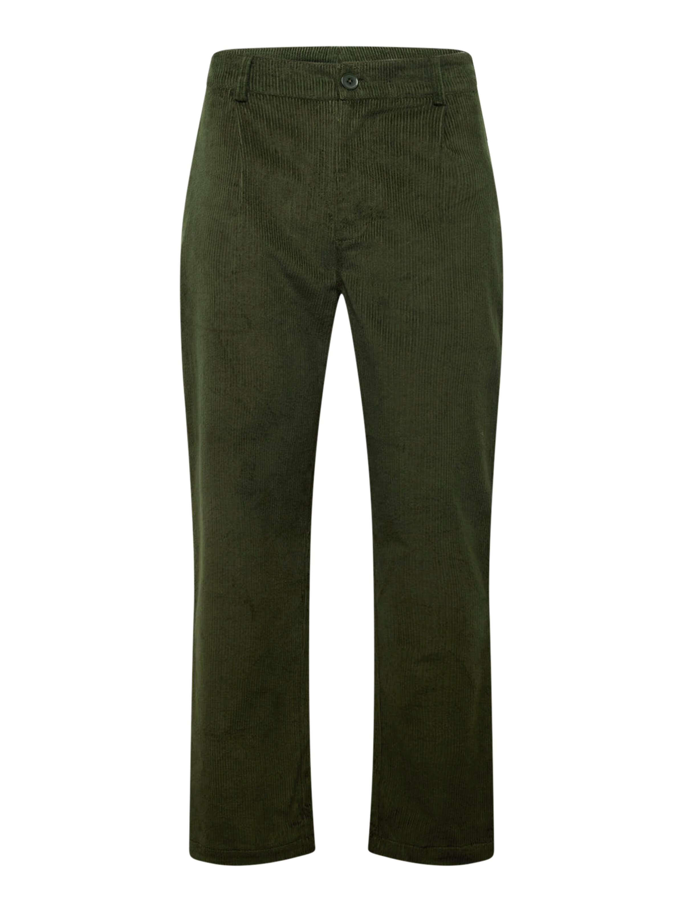 ABOUT YOU Lużny krój Chinosy 'Danny' w kolorze zielony: przód