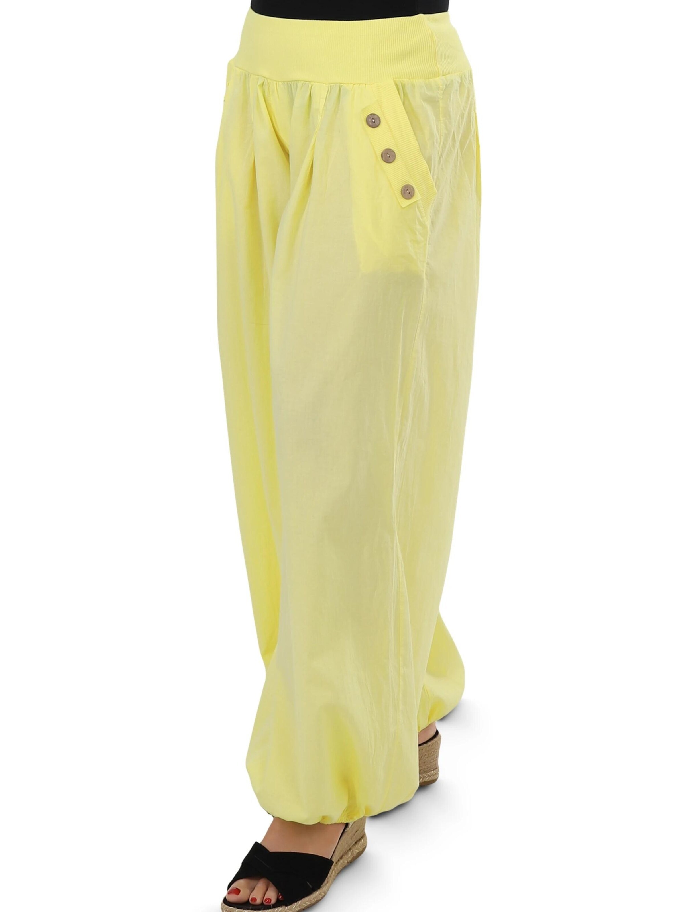 malito more than fashion Loose fit Harem Pants in Yellow