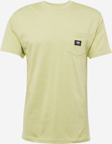 T-Shirt VANS en jaune : devant