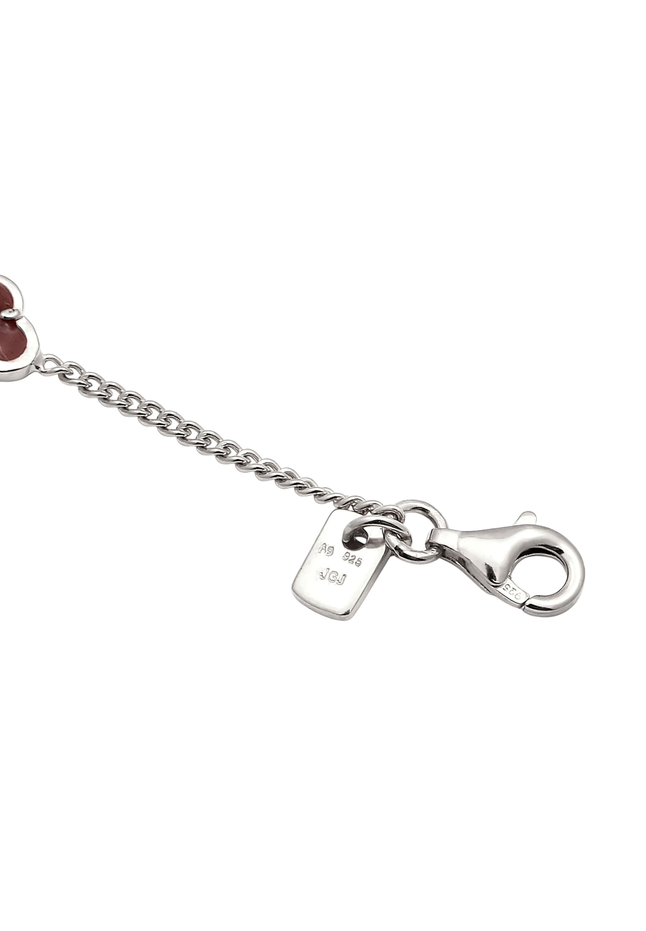 KUZZOI Bracelet 'Kleeblatt' in Red