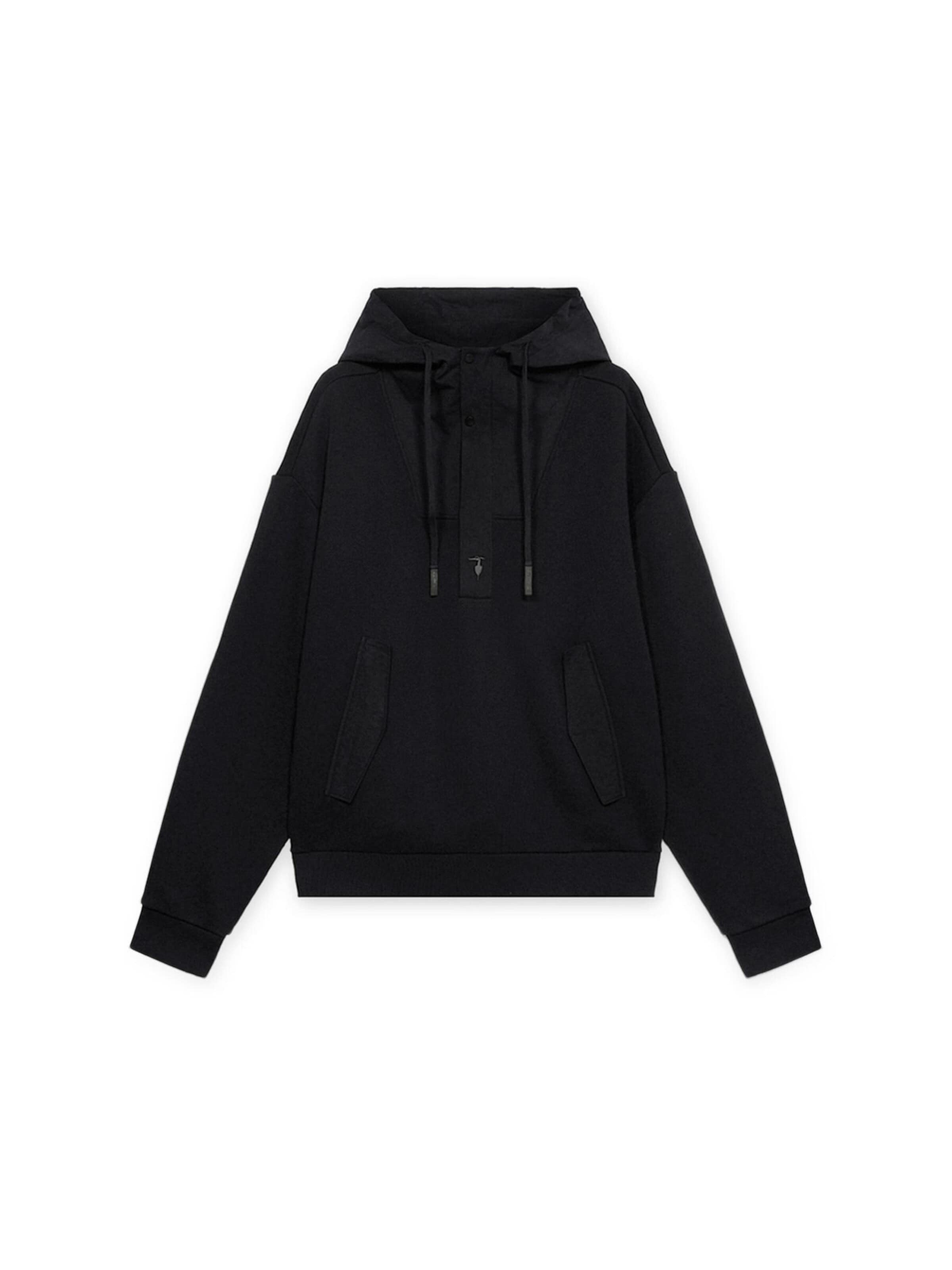 Sweat-shirt Trussardi en noir : devant