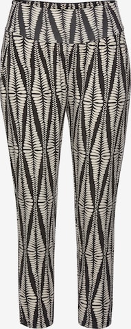 regular Pantaloni 'Grafik' di LASCANA in nero: frontale