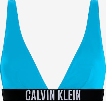 Calvin Klein Swimwear Bikinitop 'Intense Power' in Blauw: voorkant
