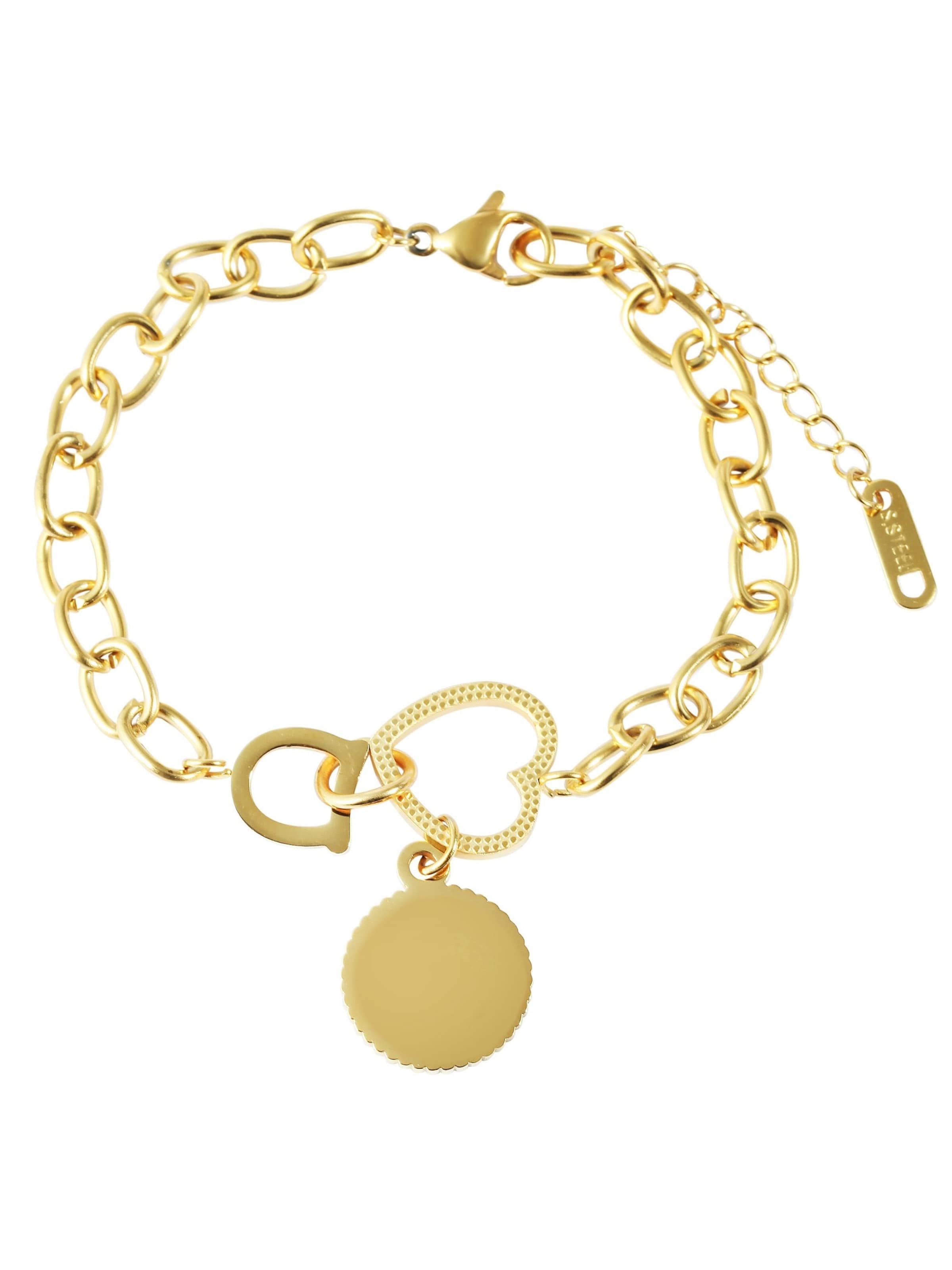 Akzent Bracelet 'Ausma' in Gold: front