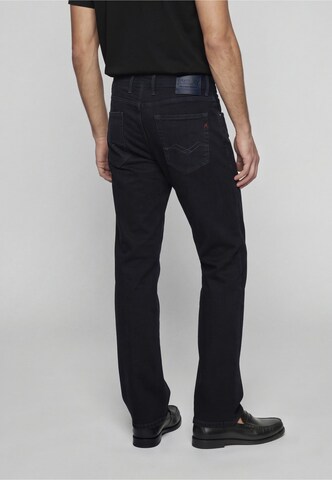 Regular Jean 'Grover' REPLAY en bleu : derrière