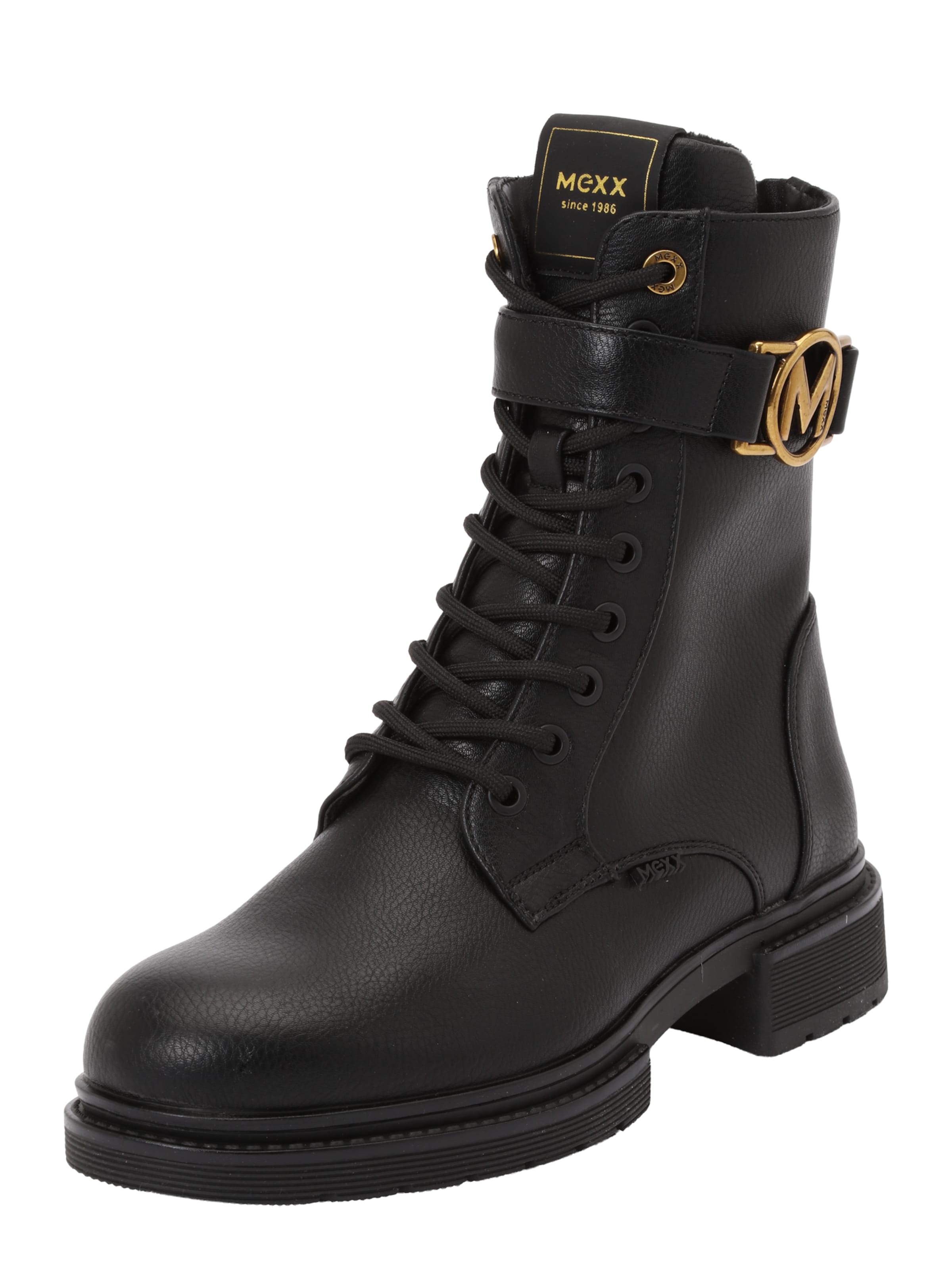 Stivaletto stringato 'Kimberly Glad' di MEXX in nero: frontale