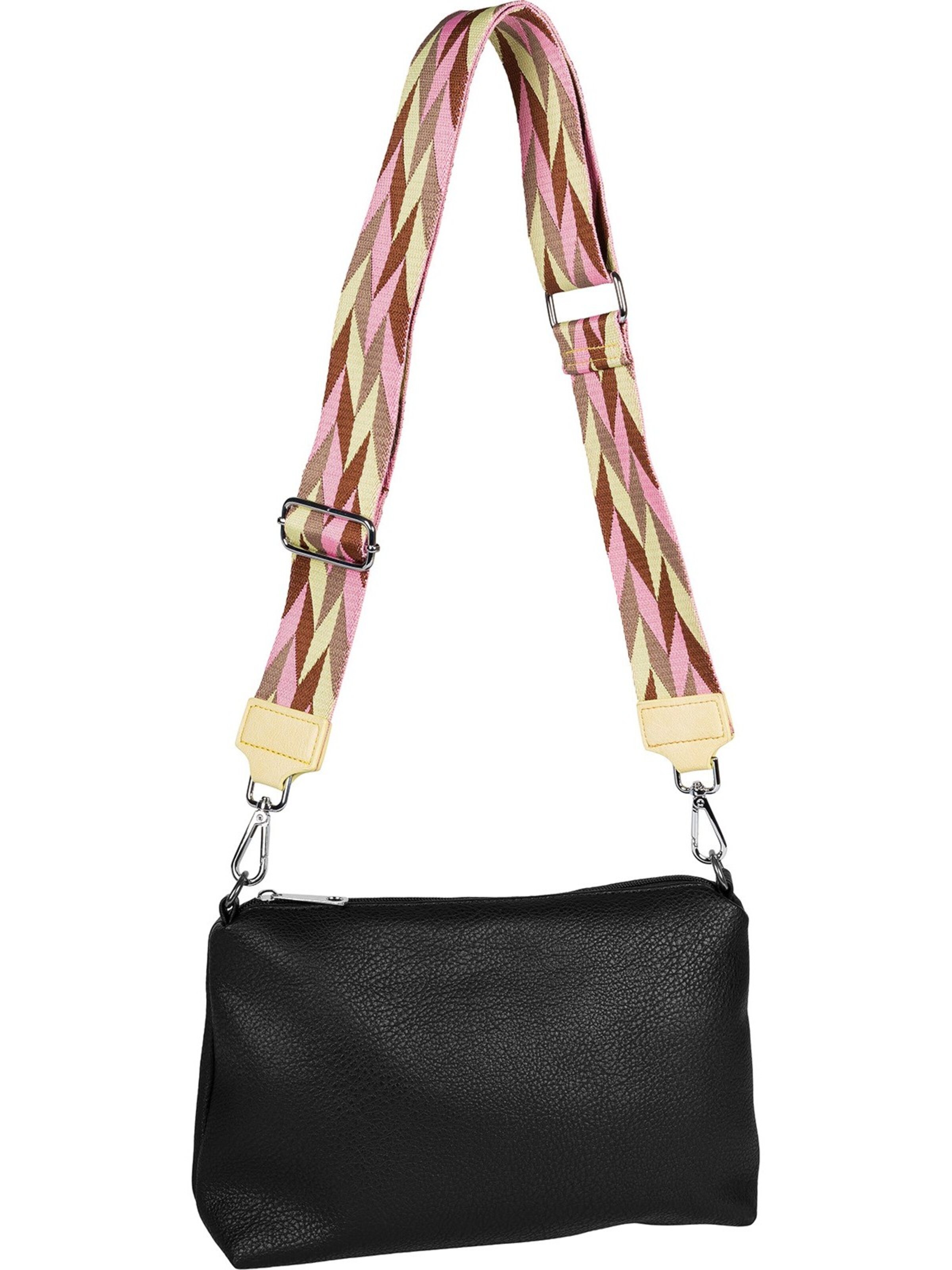 styleBREAKER Taschenzubehör 'Breiter Wechsel Taschengurt Rauten Muster'‌‌‌‌‌‌ in Gelb