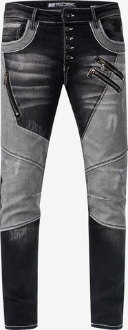 Rusty Neal Regular Jeans 'URUMA' in Zwart: voorkant