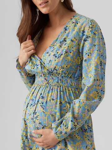 Robe 'Renee Tess' MAMALICIOUS en bleu