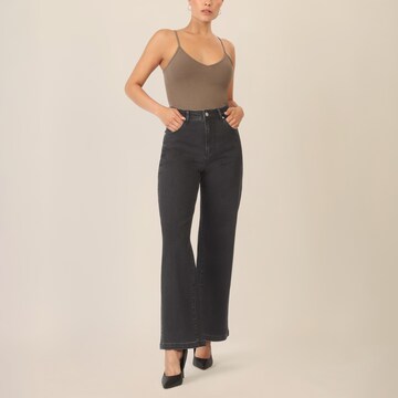 APART Flared Jeans in Schwarz