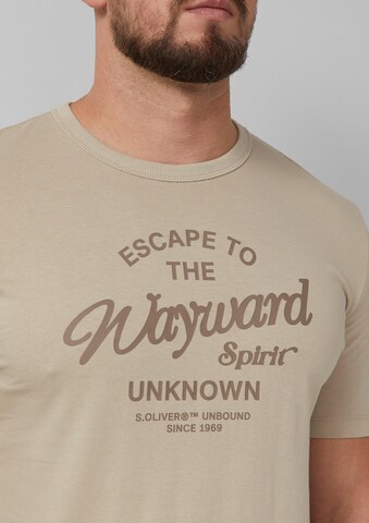 s.Oliver T-Shirt in Beige