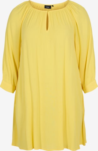 Zizzi Tunic 'Erose' in Yellow: front