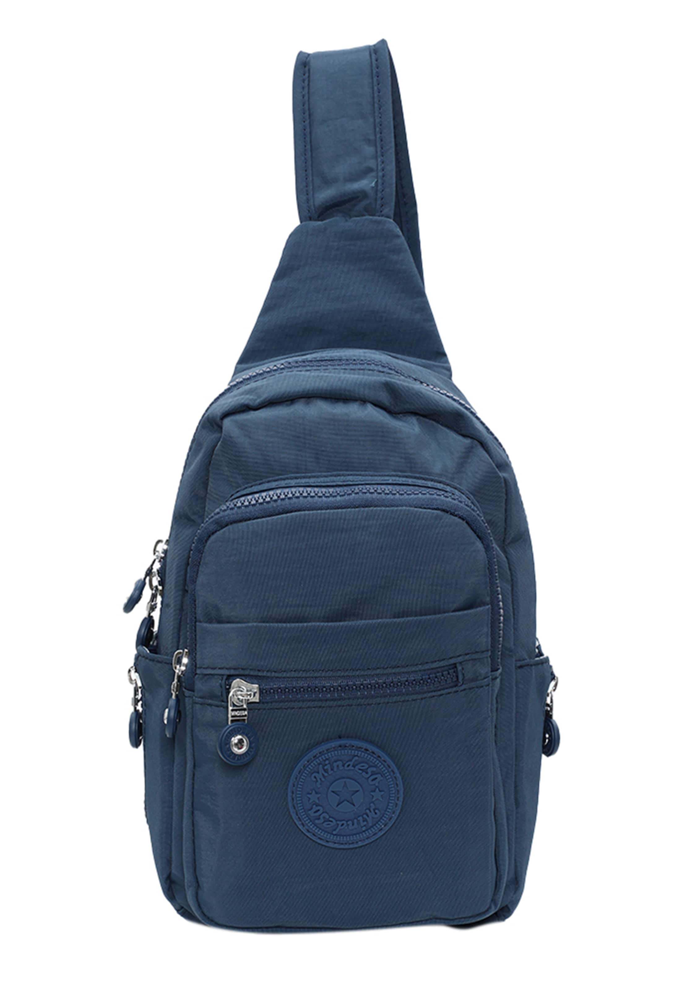 Mindesa Nahrbtnik | modra barva: sprednja stran