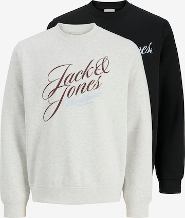 Sweat-shirt 'JORINWOOD' JACK & JONES en gris : devant