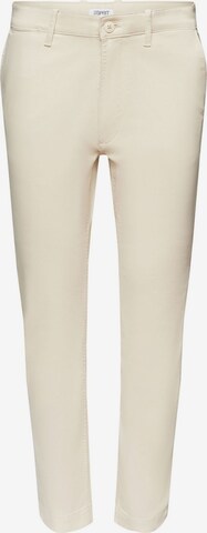 ESPRIT Slimfit Chinohose in Beige: predná strana