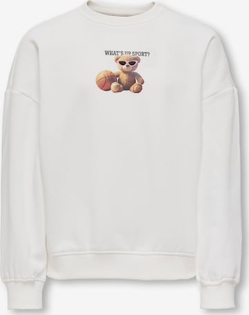 ONLY GIRLS - Sudadera 'KOGBila' en blanco: frente