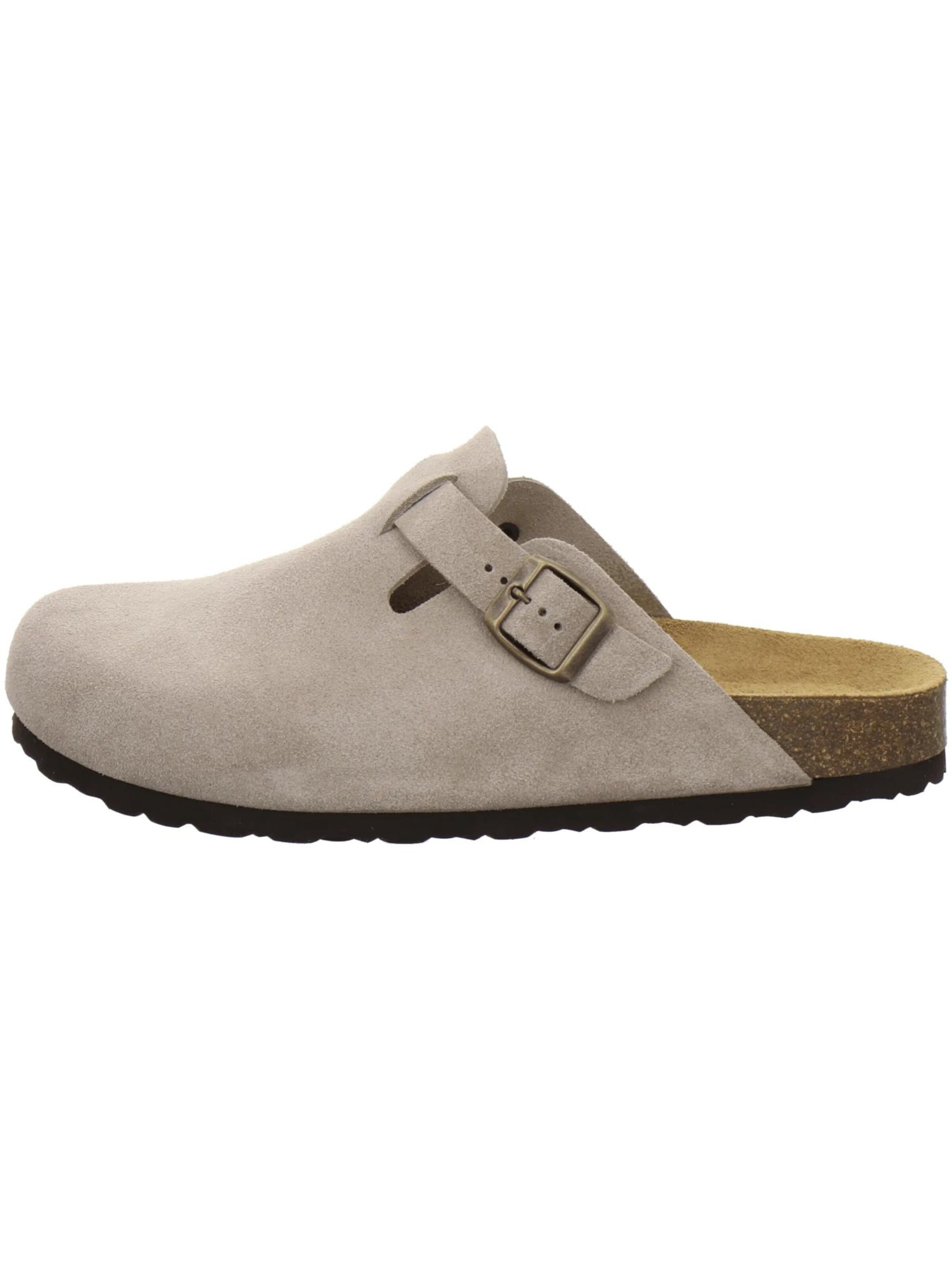 AFS-Schuhe Clogs 'Clogs Herren quarz Veloursleder' in Beige