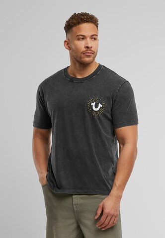 True Religion T-Shirt 'MINERAL SHINING CREST' in Schwarz
