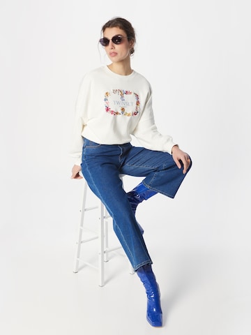 Twinset Sweatshirt 'FELPA' in Wit