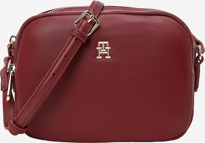 TOMMY HILFIGER Schoudertas 'Poppy Plus' in de kleur Goud / Karmijnrood, Productweergave