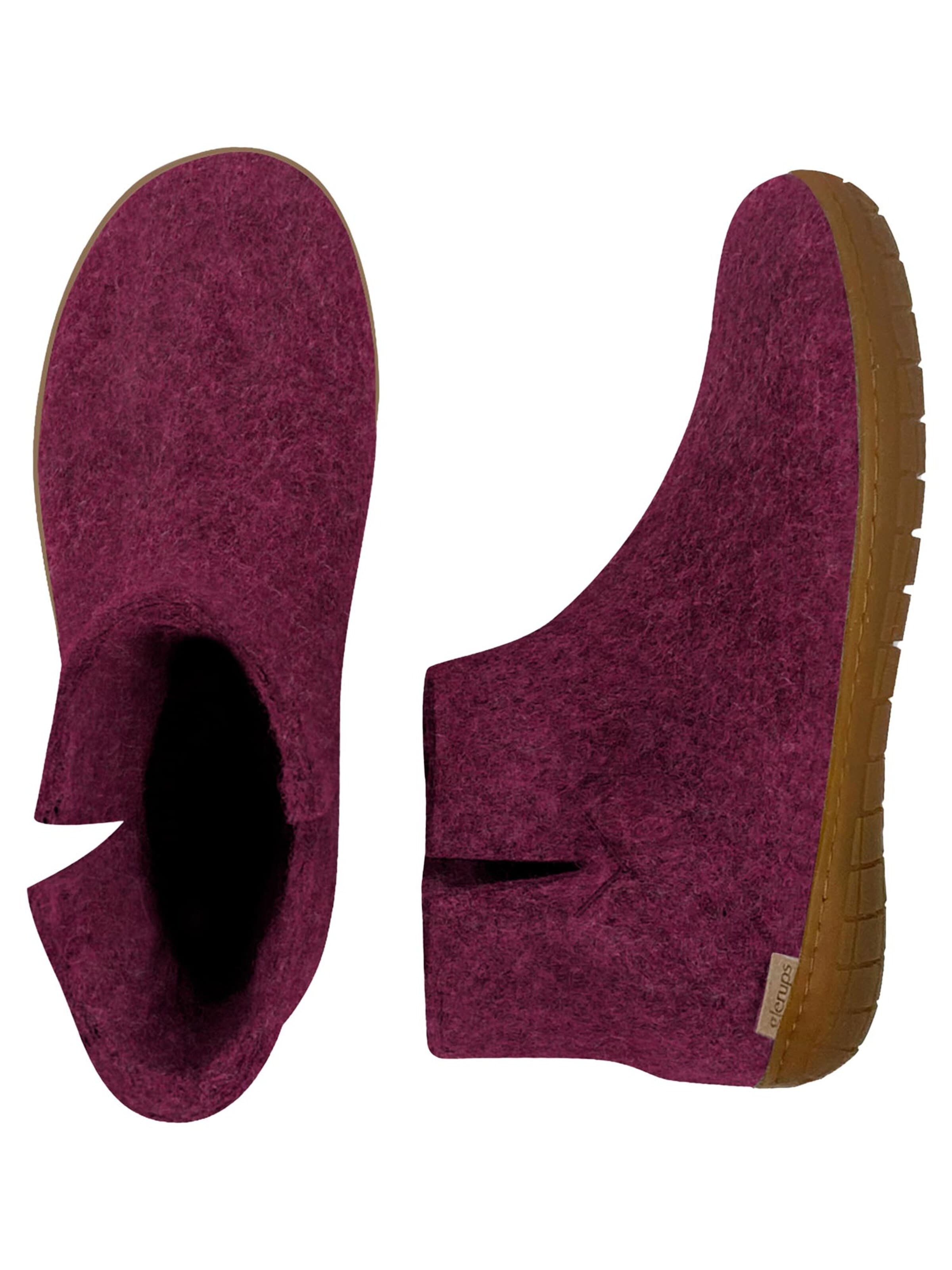 Glerups Mules 'Kautschuksohle' in Purple