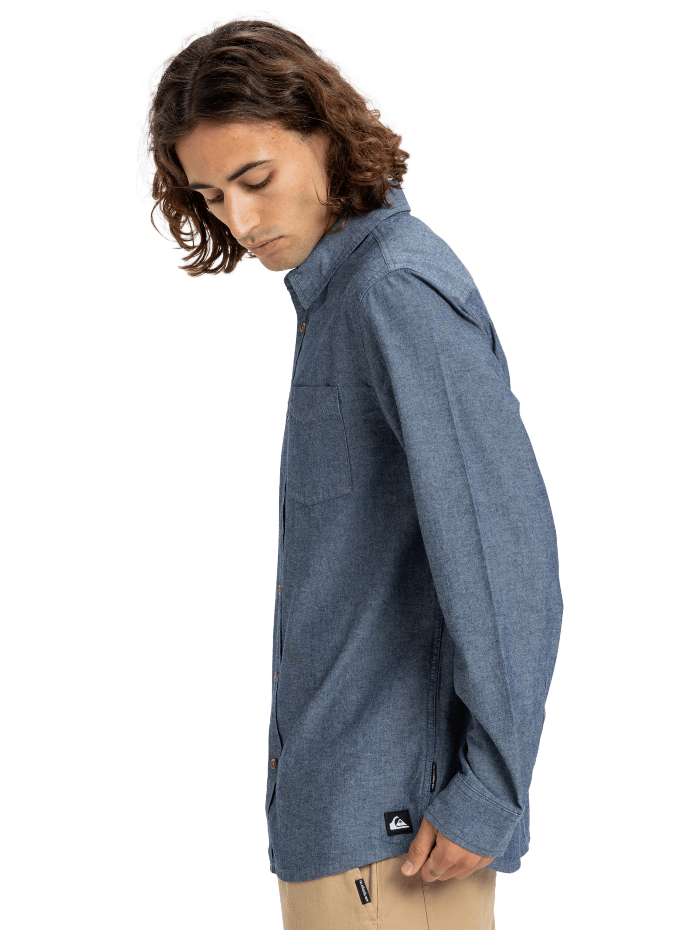 QUIKSILVER Regular Fit Hemd 'Yosemite Chambrayls' in Blau