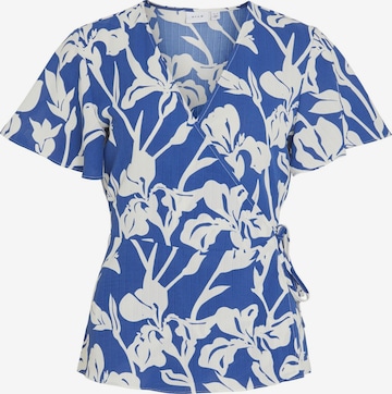 VILA Blouse in Blauw: voorkant