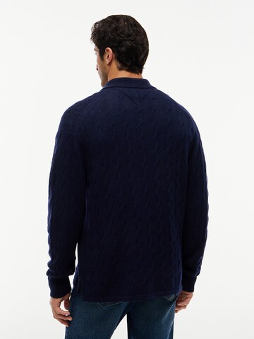 TOMMY HILFIGER Pullover in Blau