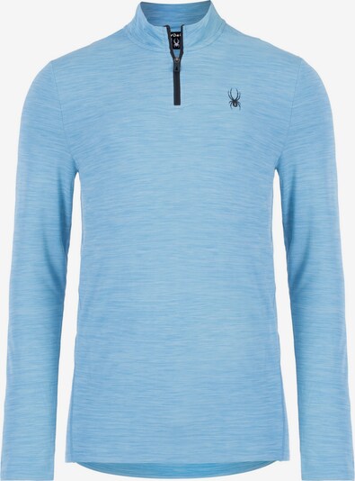 Sportinio tipo megztinis iš Spyder, spalva – šviesiai mėlyna / pilka, Prekių apžvalga