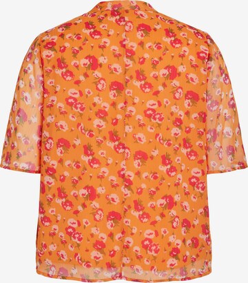 EVOKED - Blusa 'Falia' em laranja