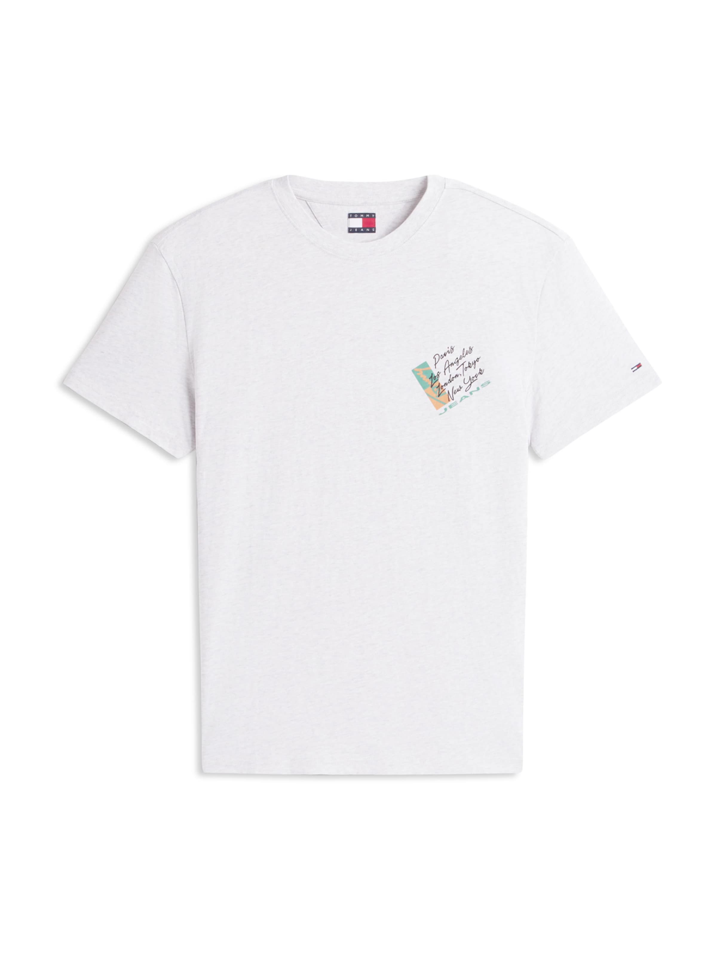 Tricou de la Tommy Jeans pe gri: față