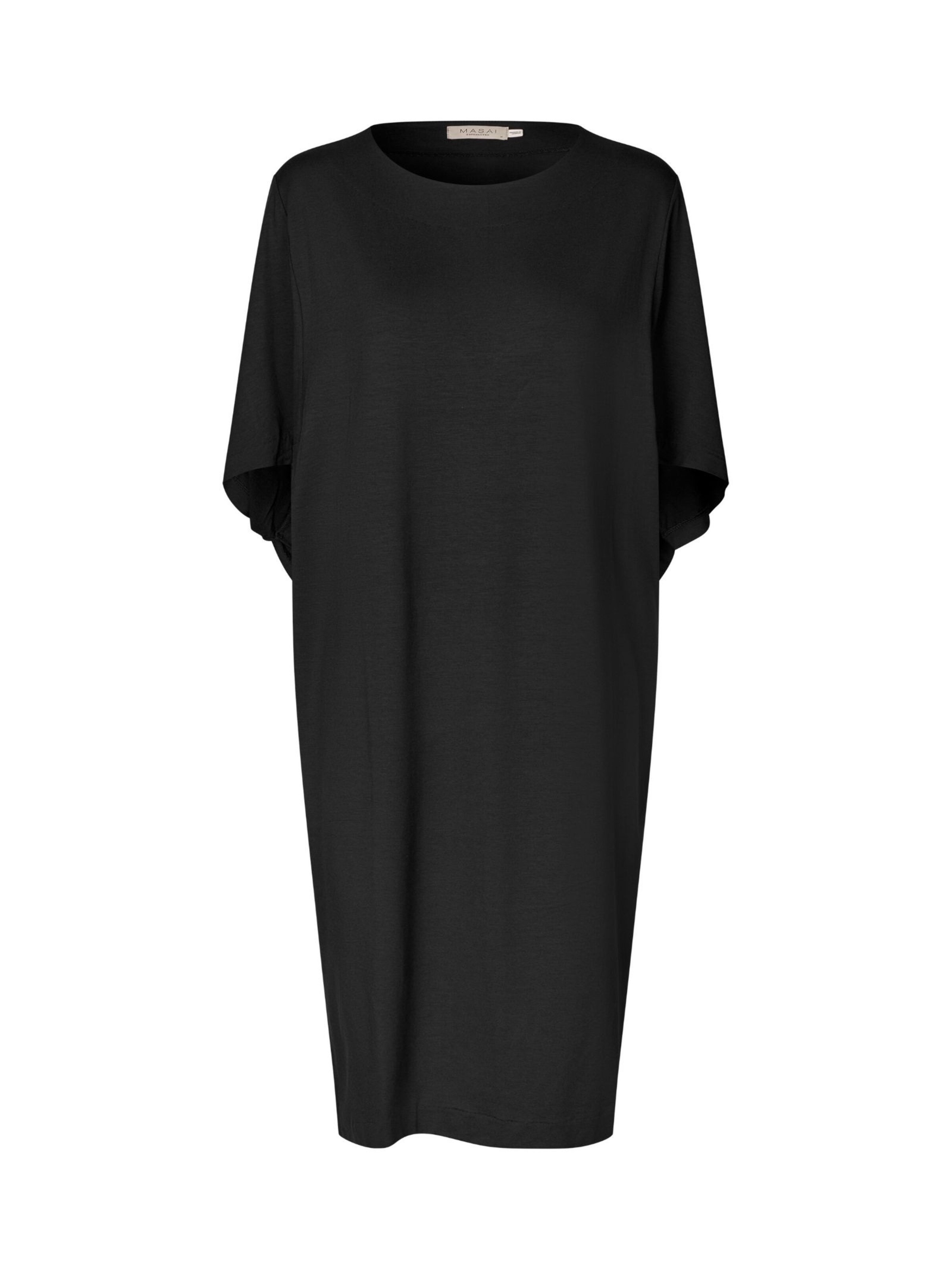 Robe 'Nattie' Masai en noir : devant