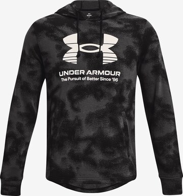 UNDER ARMOUR Athletic Sweatshirt 'Rival' in Black: front