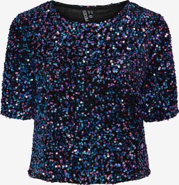 PIECES - Blusa 'Kam' en negro: frente