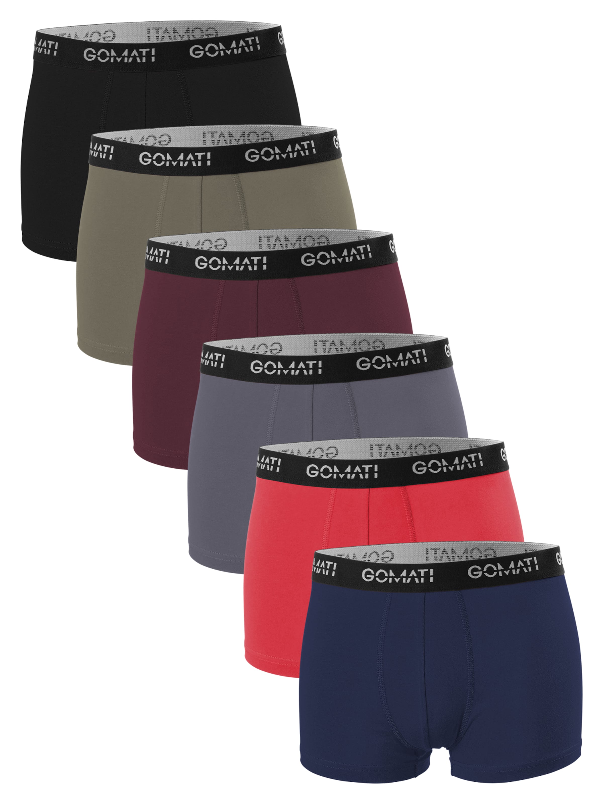 Gomati Boxershorts 'Cotton Comfort'‌ in Mischfarben: Vorderseite