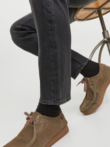 JACK & JONES Baggy Jeans 'Mike' in Zwart: voorkant