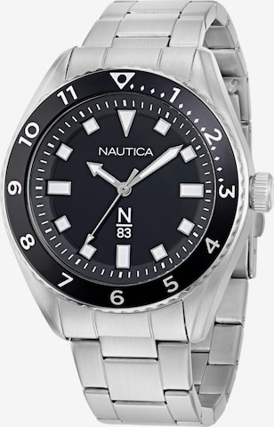 NAUTICA Analoog horloge 'Finn World' in Zilver: voorkant