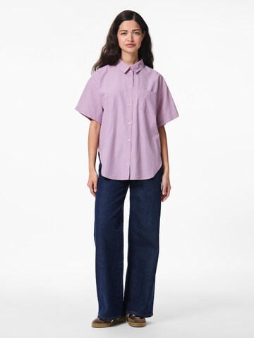 PIECES Bluse 'PCFEMME' i pink
