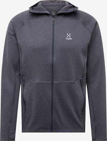 Haglöfs Athletic Fleece Jacket 'Skuta' in Grey: front